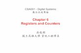 Chapter 6 Registers and Counters - National University of ...