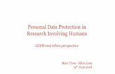 Personal Data Protection in Research Involving Humans