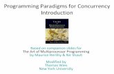 Programming Paradigms for Concurrency Introduction