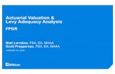Actuarial Valuation & Levy Adequacy Analysis