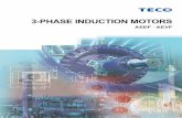 3-PHASE INDUCTION MOTORS - TradeOne Inc.