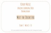 Meet the Orchestra online Learning Pack