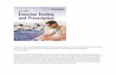 ACSMS Exercise Testing - American College of Sports Medicine