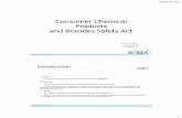 Consumer Chemical Products and Biocides Safety Act