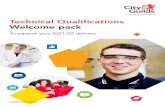 Technical Qualifications Welcome pack