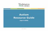 Autism Resource Guide - Washington County, MN