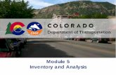 Module 5 Inventory and Analysis