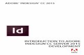 Introduction to Adobe InDesign CC Server 2015 Development