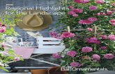 2016 Regional Highlights for the Landscape