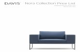 Nora Collection Price List - Davis Furniture