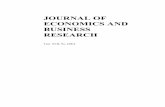 1 JOURNAL OF ECONOMICS AND BUSINESS RESEARCH