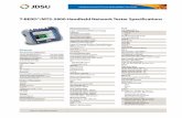 T-BERD®/MTS-5800 Handheld Network Tester Specifications