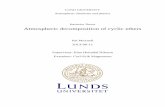LUND UNIVERSITY Atmospheric chemistry and physics Bachelor ...