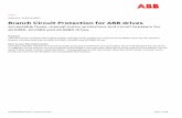 MANUAL SUPPLEMENT Branch Circuit Protection for ABB drives