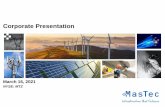 Corporate Presentation - MasTec