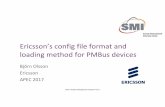 Ericsson’s config file format and loading method for PMBus ...