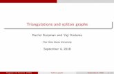 Triangulations and soliton graphs