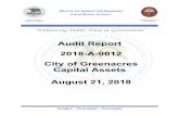 Audit Report 2018-A-0012 City of Greenacres Capital Assets ...