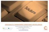 CORE QUALITY IT MANAGEMENT CONSULTANCY PRIVATE …
