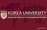 Dean’s Welcome - Korea University