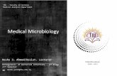 Medical Microbiology - Lecture Notes - TIU