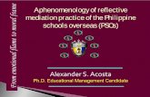 A phenomenology of reflective mediation practice of the ...