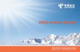 2012 Annual Results - China Telecom