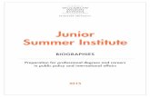Junior Summer Institute - Princeton University