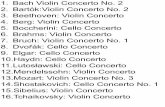 1.Bach Violin Concerto No. 2 2.Bartók:Violin Concerto No ...