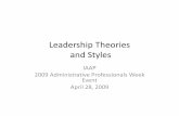 Leadership Theories revised