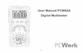 User Manual PCW02A Digital Multimeter - Schwick