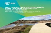 ACT PRACTICE GUIDELINES FOR WATER SENSITIVE URBAN DESIGN