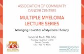 MULTIPLE MYELOMA LECTURE SERIES - accc-cancer.org