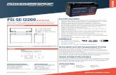 PSL-SC-12200 12.8V 20.0 AH BATTERY FEATURES