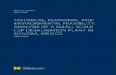 TECHNICAL, ECONOMIC, AND ENVIRONMENTAL FEASIBILITY ...