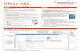 Office 365 Quick Reference - TAMUC