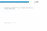CitiDirect BESM for Trade Services User Manual