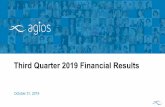 Third Quarter 2019 Financial Results