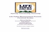 Life Paths Measurement Packet: Finalized Scales