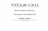 Nursing Program Student Handbook 2020-2021