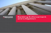 Banking Enforcement and Litigation