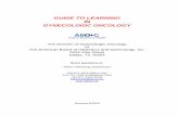 GUIDE TO LEARNING IN GYNECOLOGIC ONCOLOGY