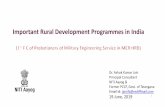Important Rural Development Programmes in India
