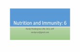 Nutrition and Immunity: 6 - Vanderbilt