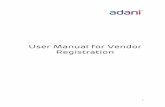 Vendor Registration Manual v2 - Adani Ports & SEZ