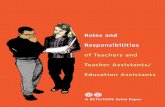 Roles and Responsibilities of Teachers and Teacher ...
