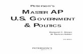 Peterson’s MASTER AP U.S. GOVERNMENT &POLITICS
