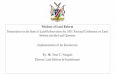 Ministry of Land Reform - Namibia University of Science ...