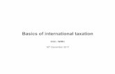 Basics of international taxation - WIRC-ICAI
