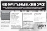 NEED TO VISIT A DRIVER LICENSE OFFICE?